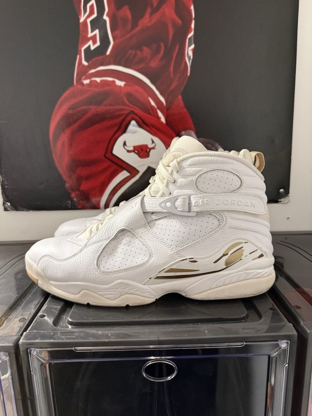OVO x Air Jordan 8 Retro White Size 13 AA1239-135 Drake Authentic
